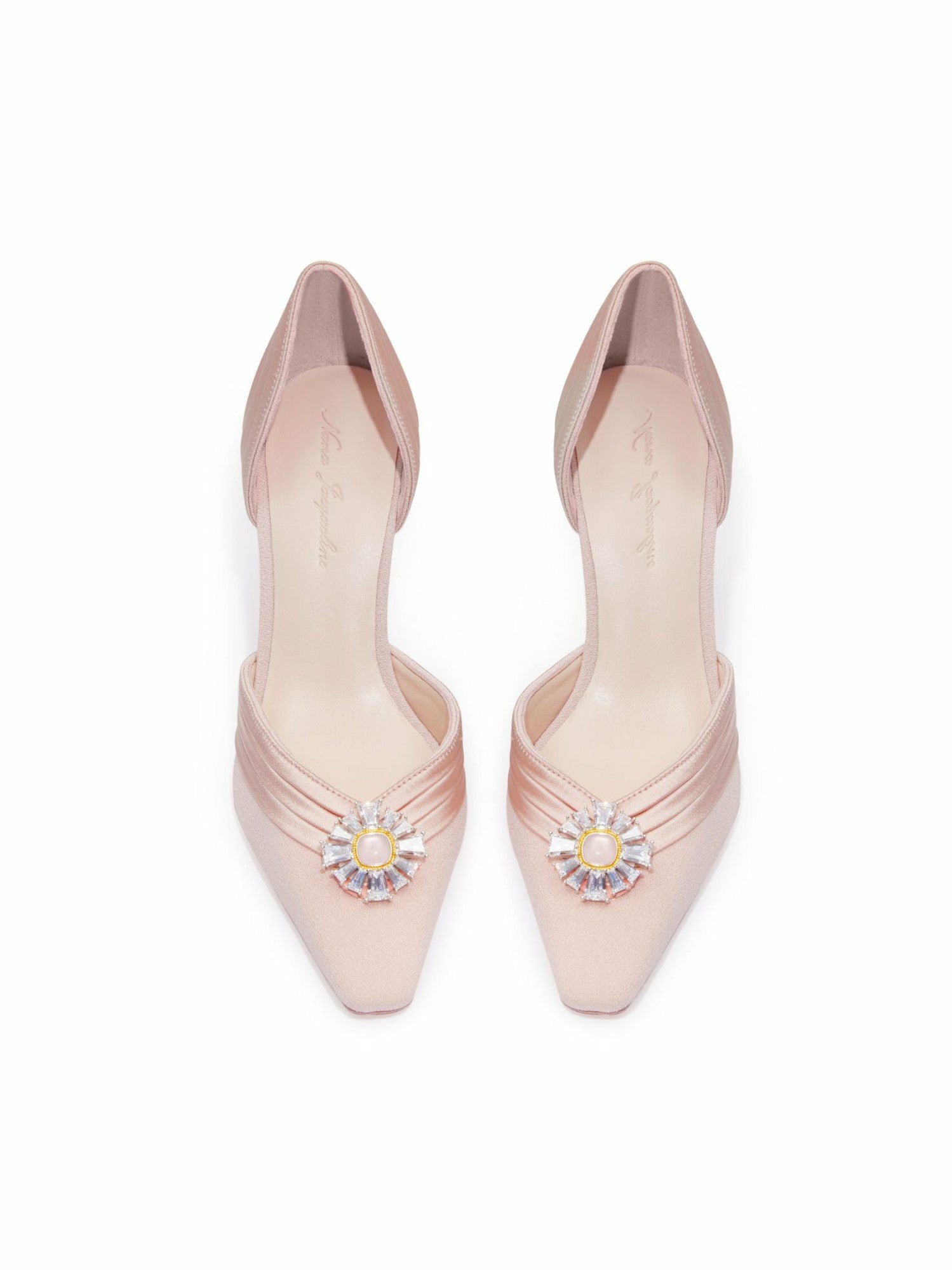 Nana Jacqueline Diana Diamond Heels: Pink Heels for Cocktail Party Pink
