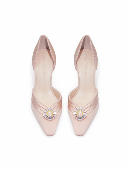 Nana Jacqueline Diana Diamond Heels: Pink Heels for Cocktail Party Pink