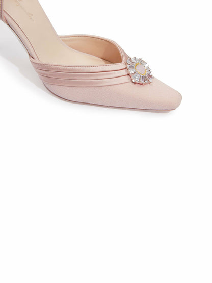 Nana Jacqueline Diana Diamond Heels: Pink Heels for Cocktail Party Pink