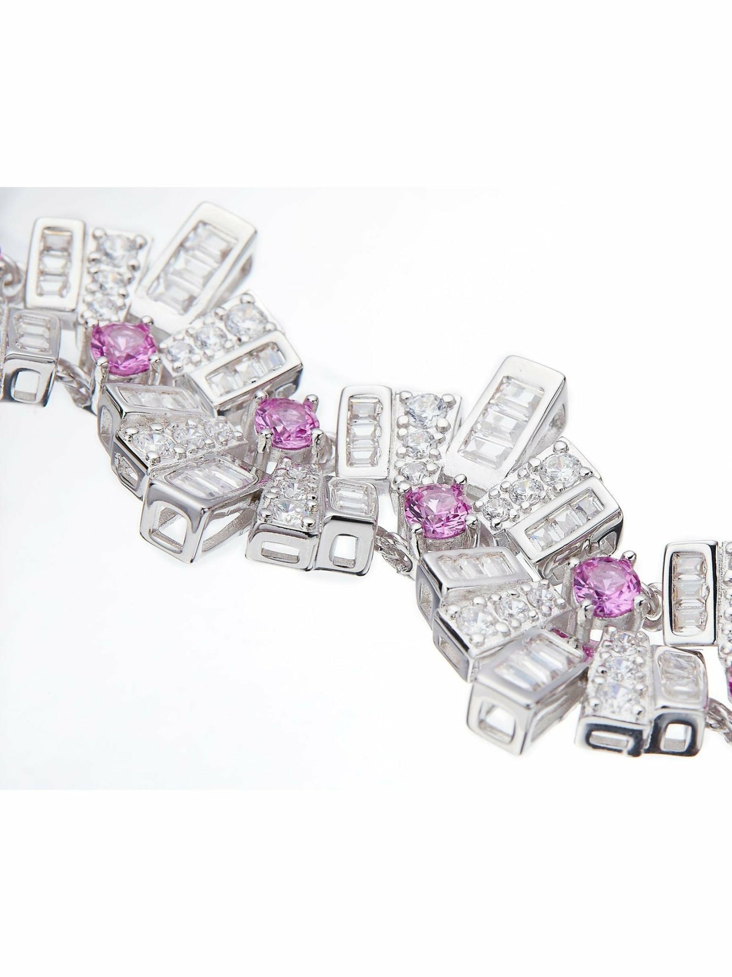 Nana Jacqueline Claira Bracelet: Pink Bracelet for Cocktail Party Pink