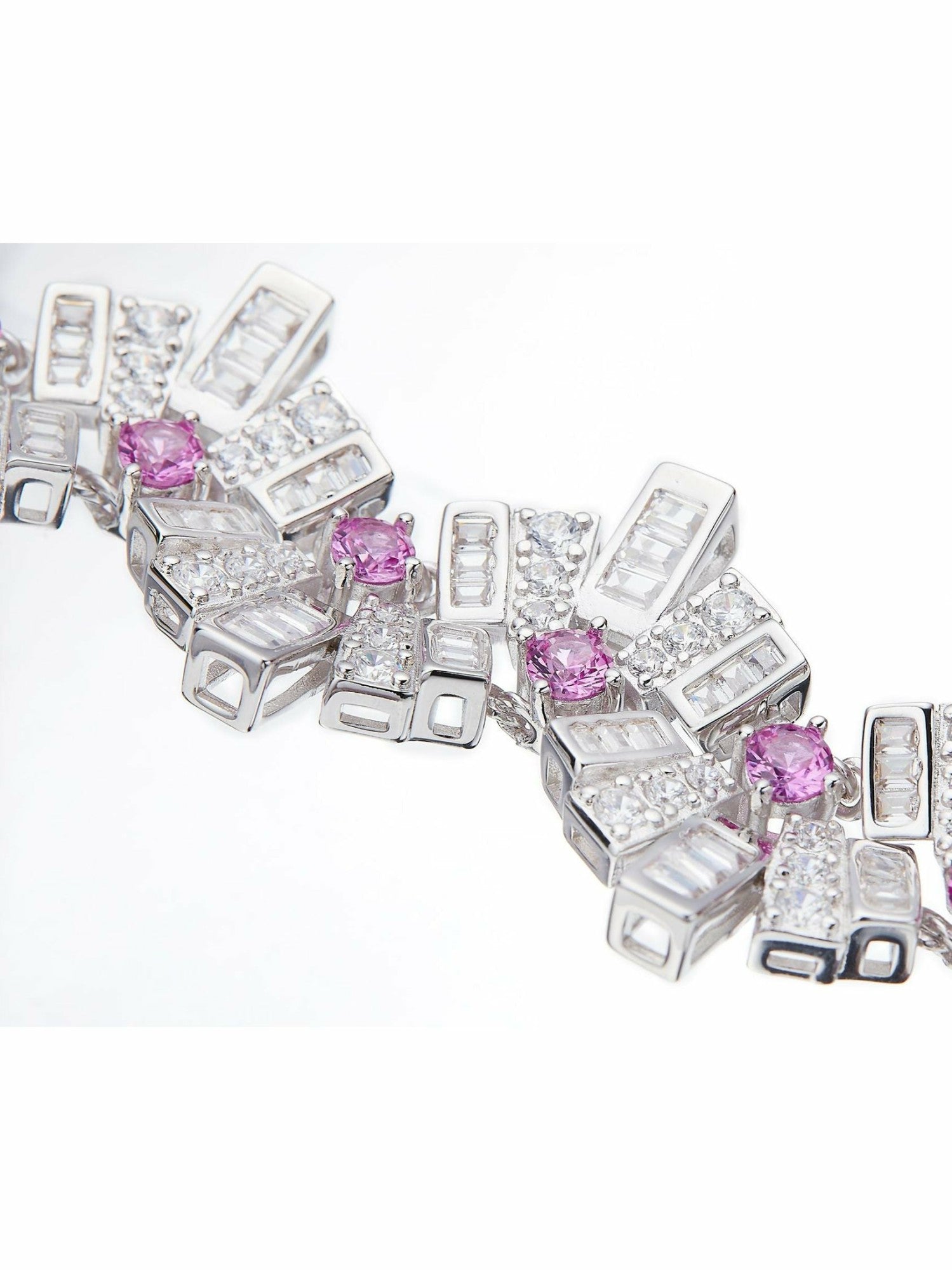 Nana Jacqueline Claira Bracelet: Pink Bracelet for Cocktail Party Pink
