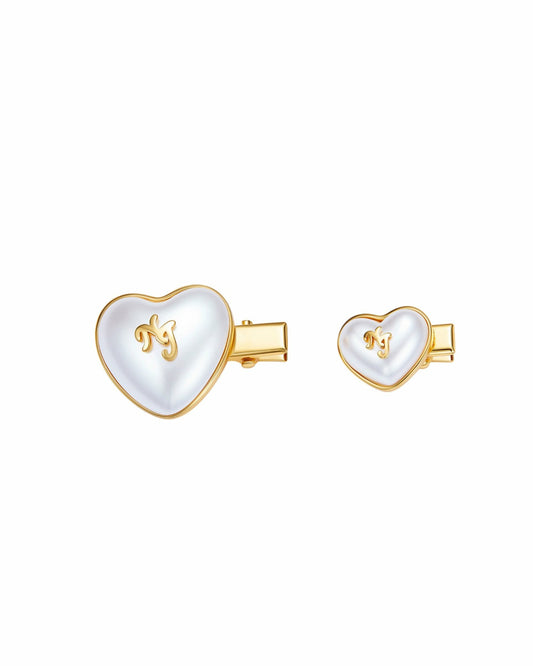 Nana Jacqueline Valencia Hair Pins: Gold Hair Pins for Bridal Shower White