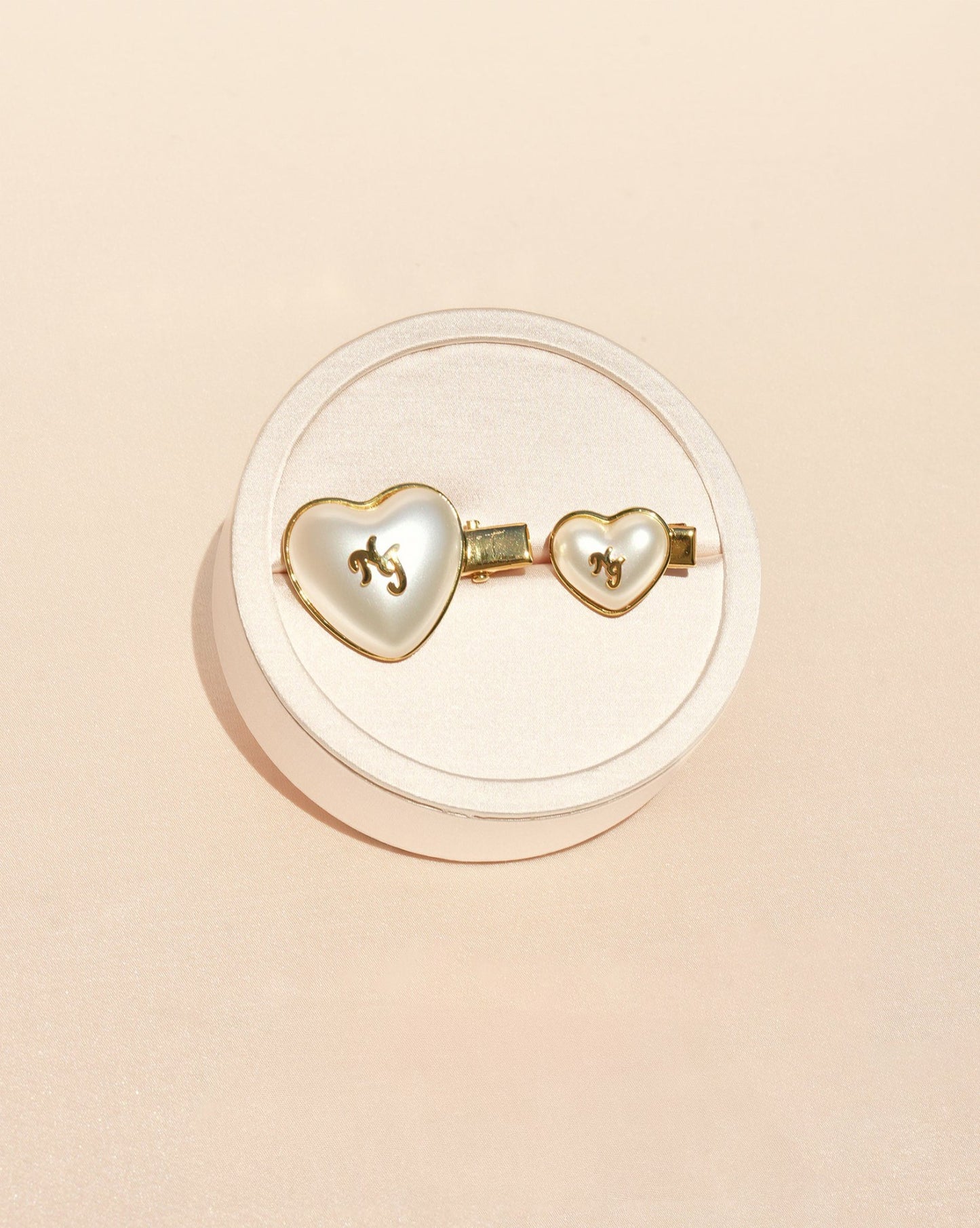 Nana Jacqueline Valencia Hair Pins: Gold Hair Pins for Bridal Shower White