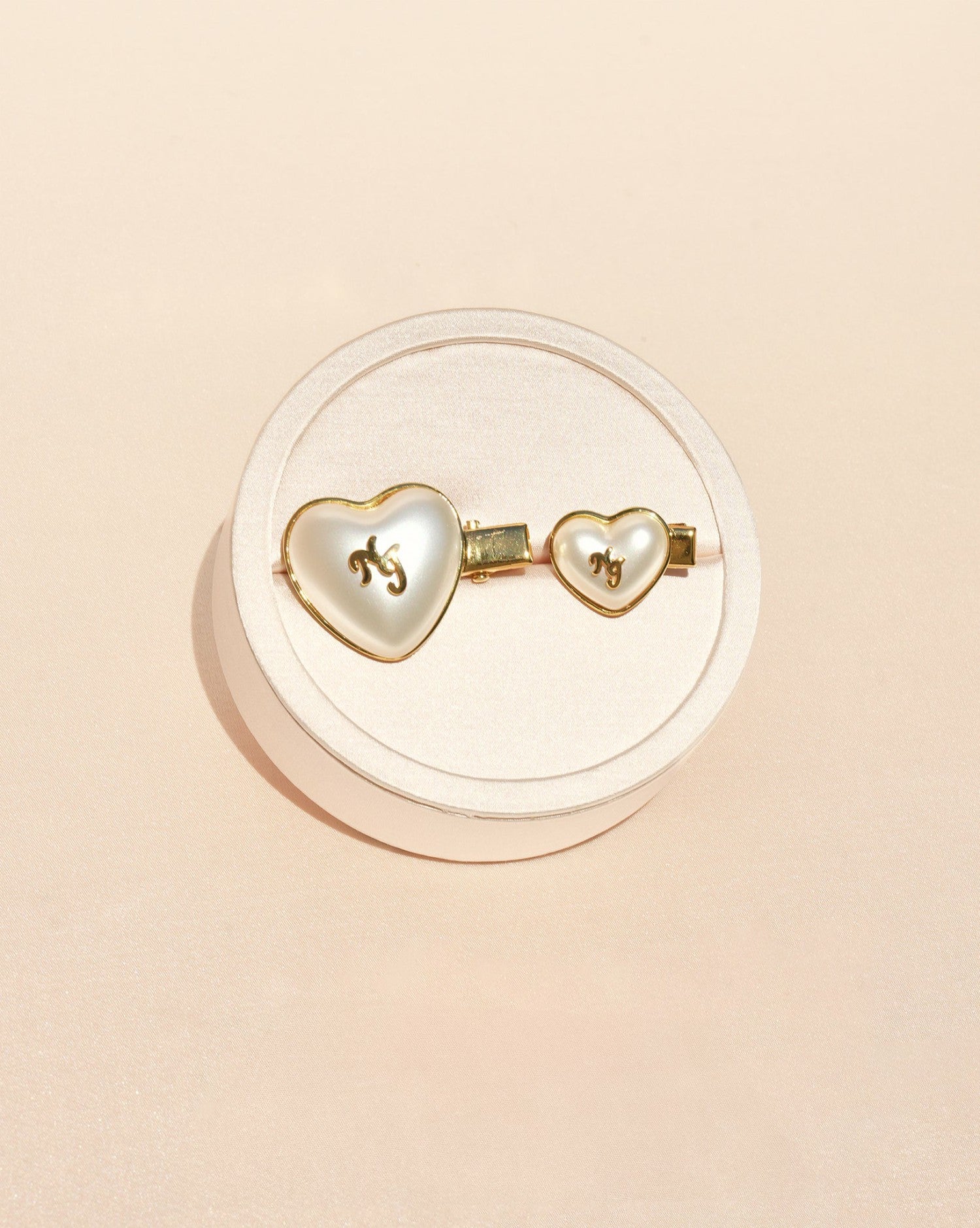 Nana Jacqueline Valencia Hair Pins: Gold Hair Pins for Bridal Shower White