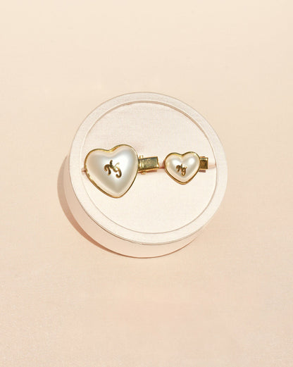 Nana Jacqueline Valencia Hair Pins: Gold Hair Pins for Bridal Shower White