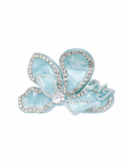 Nana Jacqueline Ariella Hair Clip: Blue Hair Clip for Wedding Guest Blue