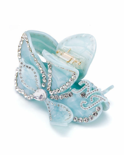 Nana Jacqueline Ariella Hair Clip: Blue Hair Clip for Wedding Guest Blue