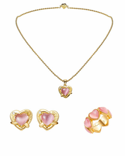 Nana Jacqueline Blush Reverie: Pink Jewelry Set for Mother's Day Gift Pink