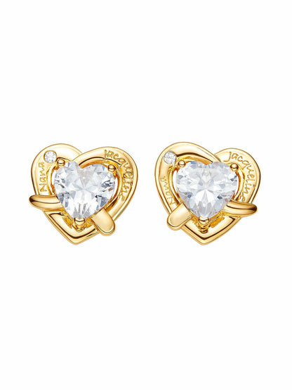 Nana Jacqueline Luminous Grace: Gold Jewelry Set for Mother's Day Gift White