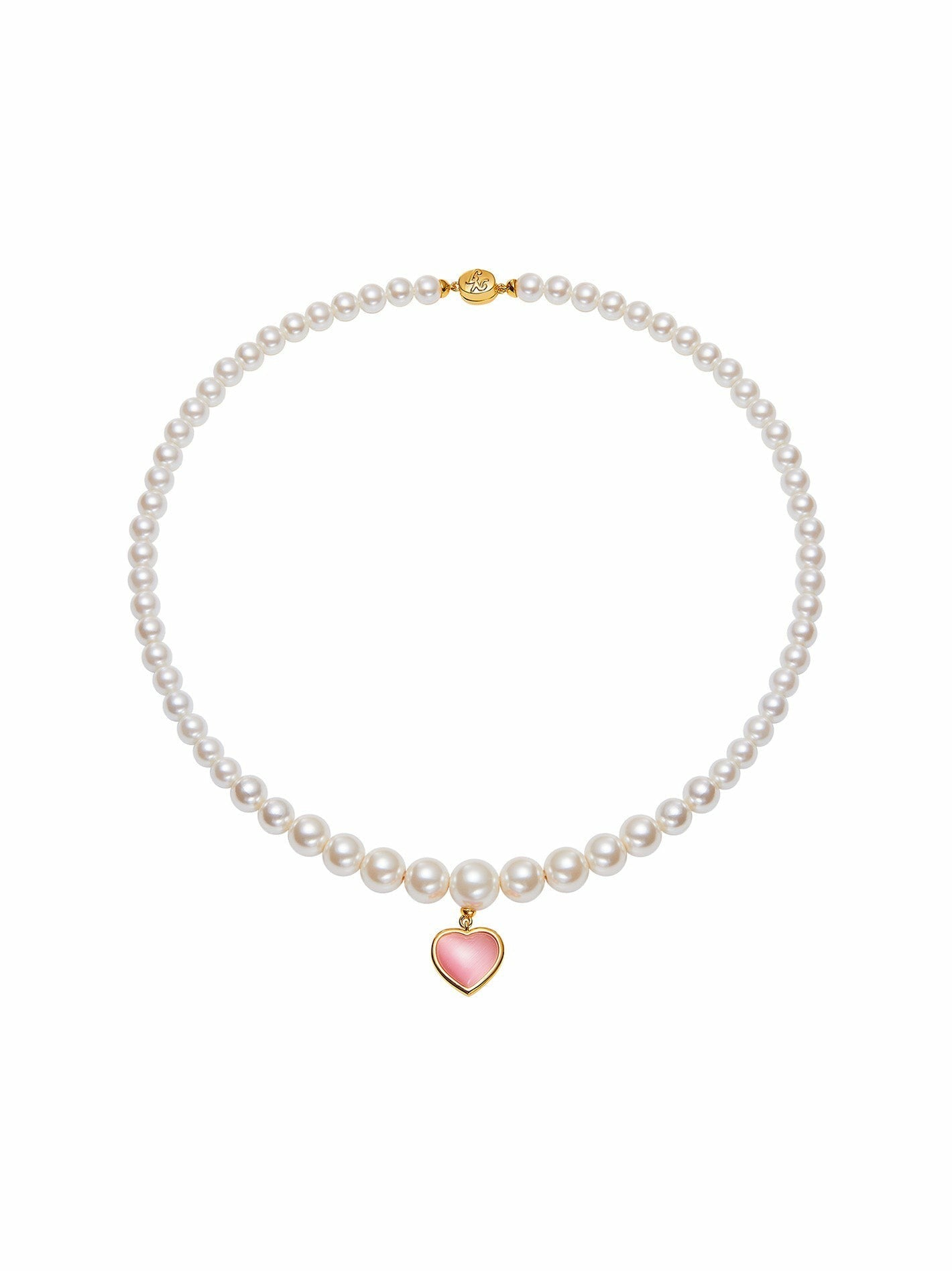Nana Jacqueline Pink Heart: Pink Jewelry Set for Valentine's Day Gifting Pink