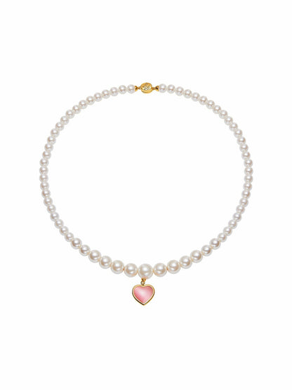 Nana Jacqueline Pink Heart: Pink Jewelry Set for Valentine's Day Gifting Pink