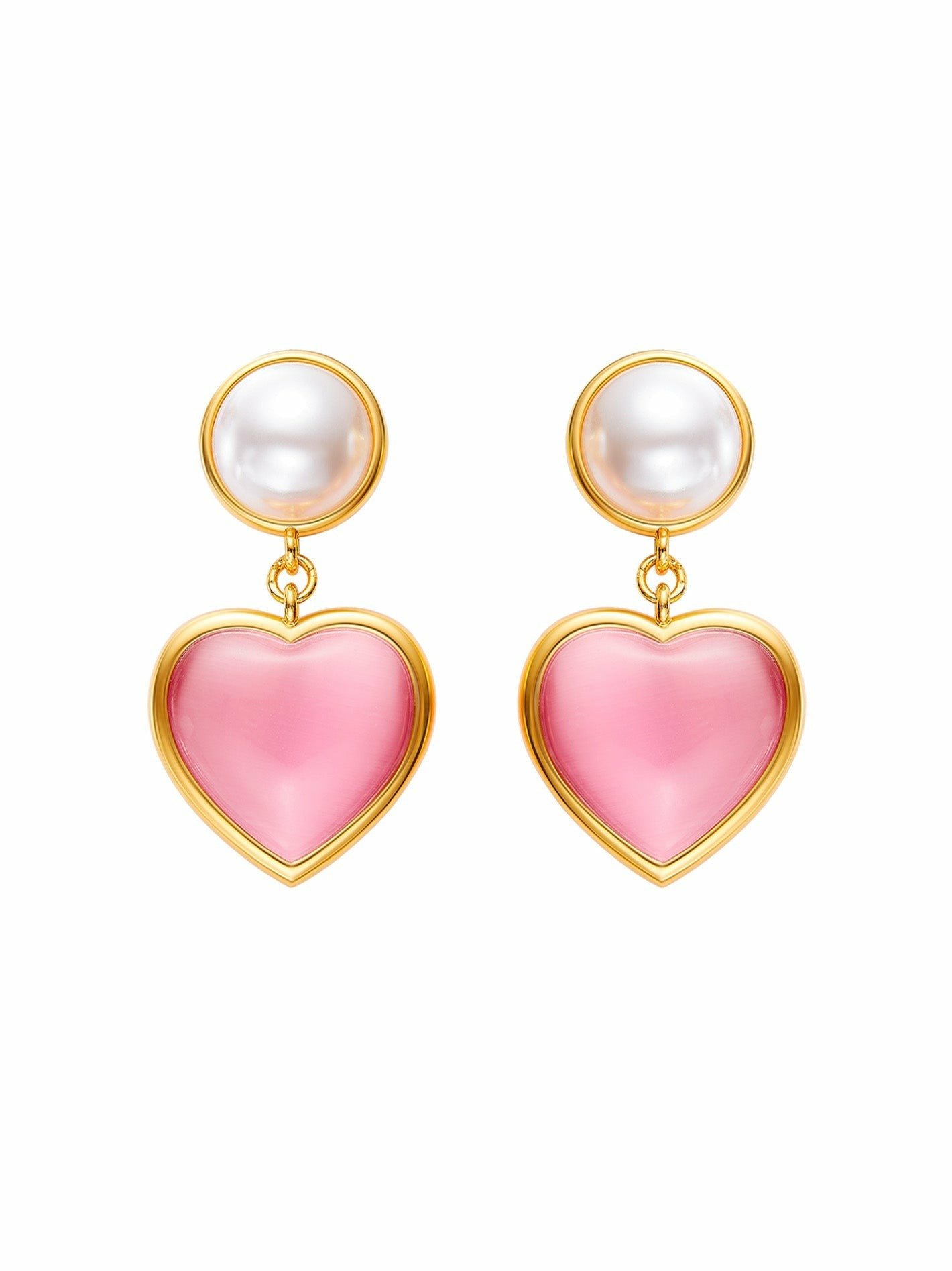 Nana Jacqueline Pink Heart: Pink Jewelry Set for Valentine's Day Gifting Pink