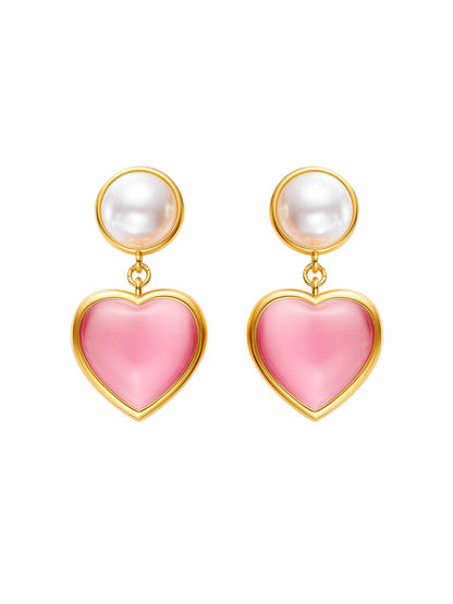 Nana Jacqueline Pink Heart: Pink Jewelry Set for Valentine's Day Gifting Pink