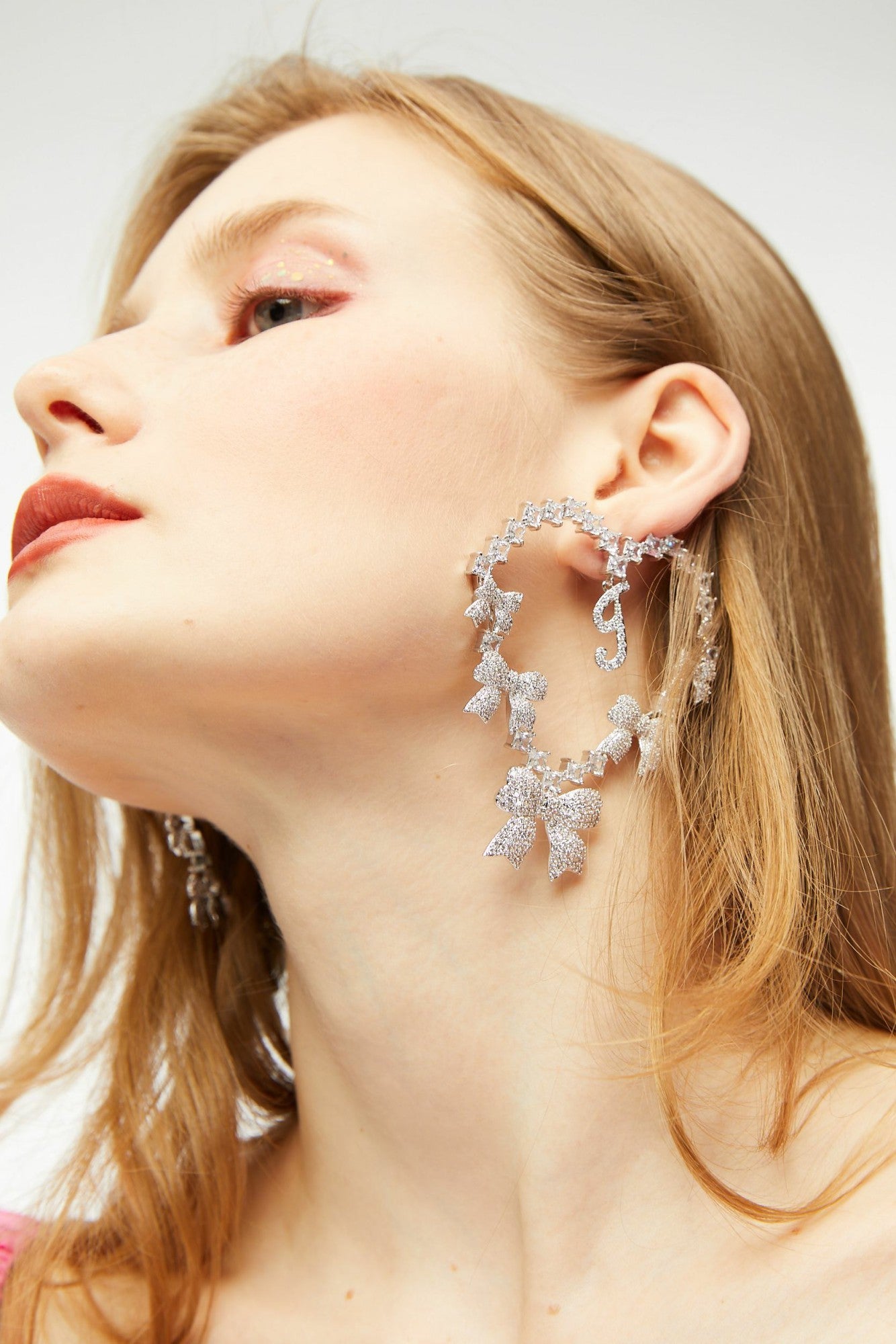 Nana Jacqueline Limited Edition NJ Love Earrings: Silver Earrings for Party Silver