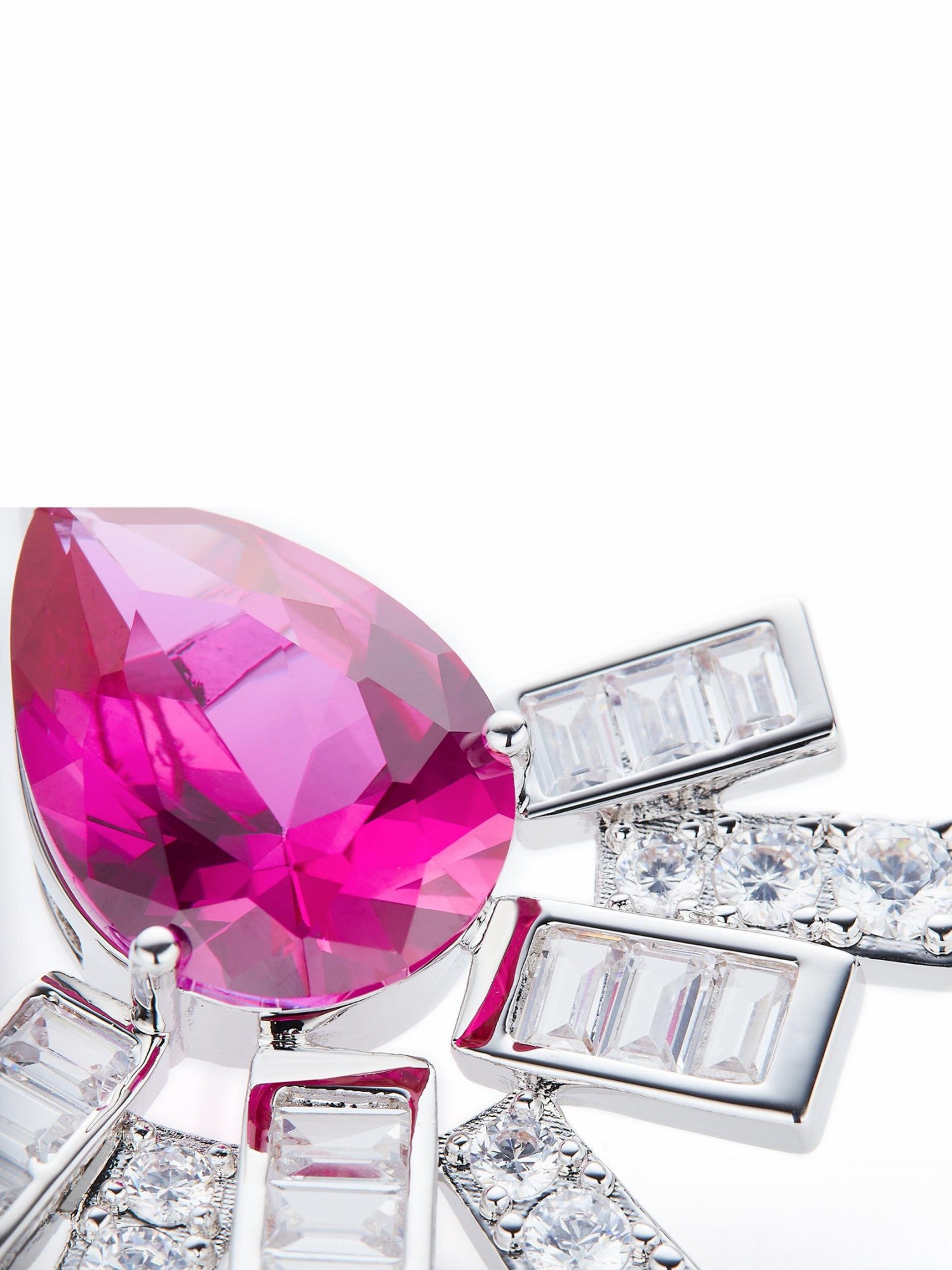 Nana Jacqueline Keira Earrings: Pink Earrings for Cocktail Party Pink