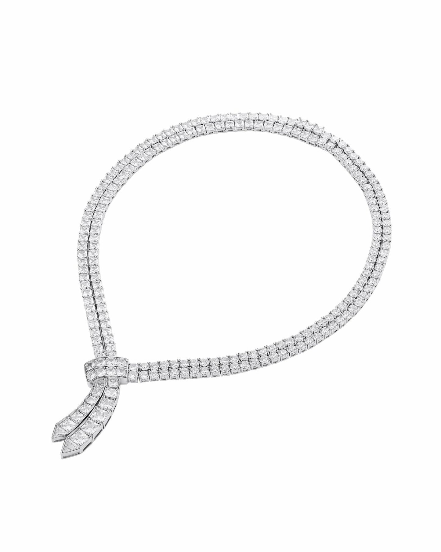 Nana Jacqueline Fiona Necklace: White Necklace for Formal Events White