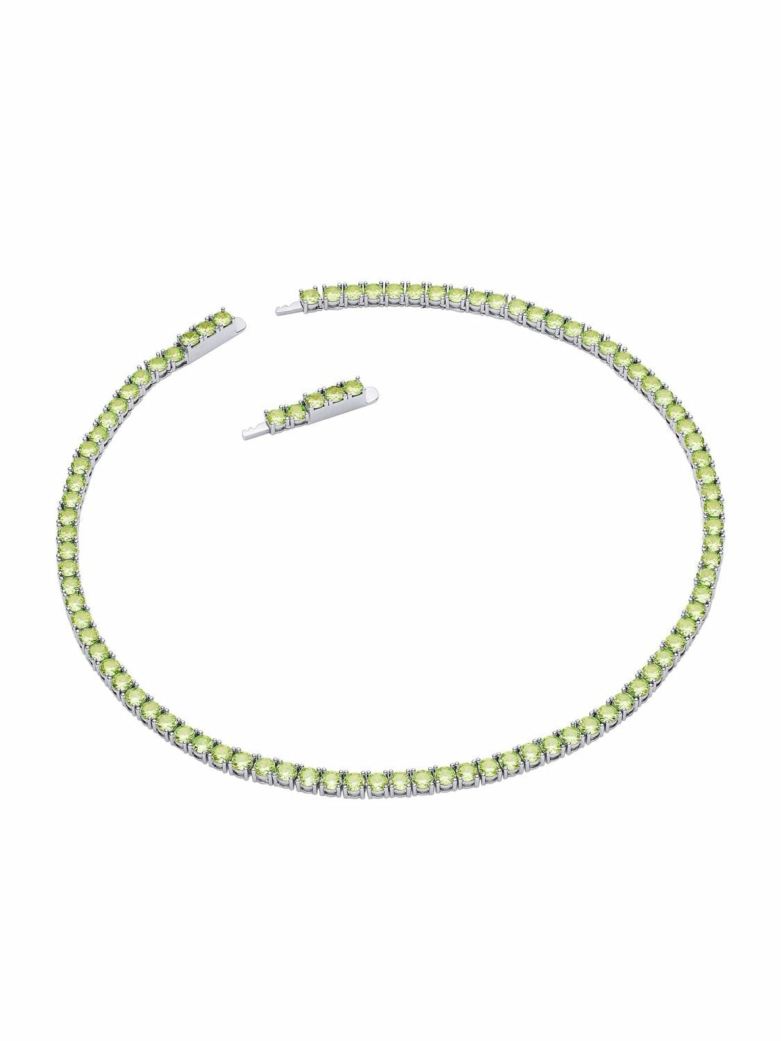 Nana Jacqueline Alexandra Necklace: Green Necklace for Cocktail Party Green