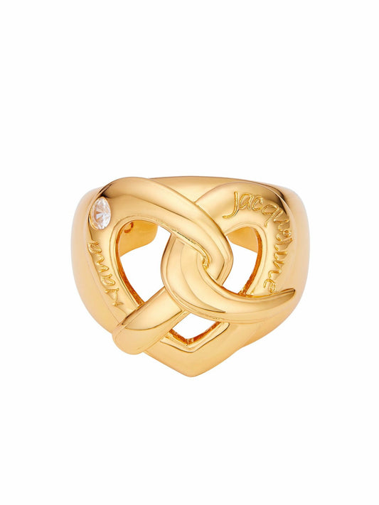 Nana Jacqueline Anika Ring: Gold Ring for Date Night Gold