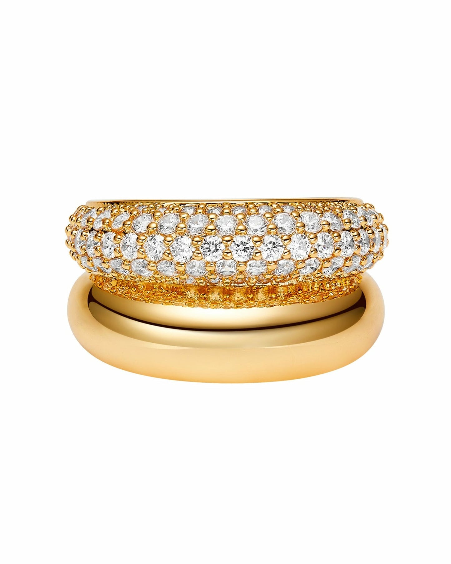 Nana Jacqueline Théa Ring: Gold Ring for Evening Events Gold
