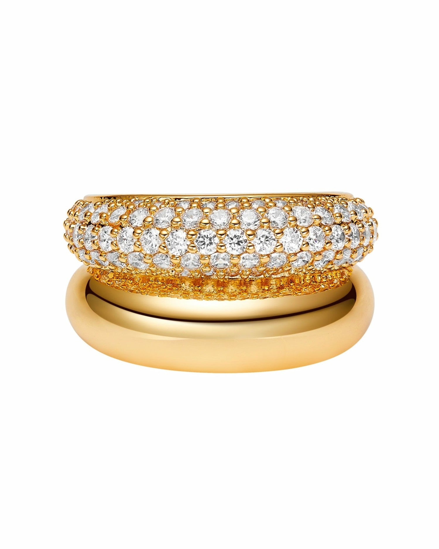 Nana Jacqueline Théa Ring: Gold Ring for Evening Events Gold