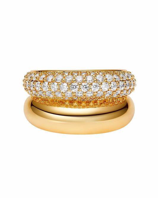 Nana Jacqueline Théa Ring: Gold Ring for Evening Events Gold