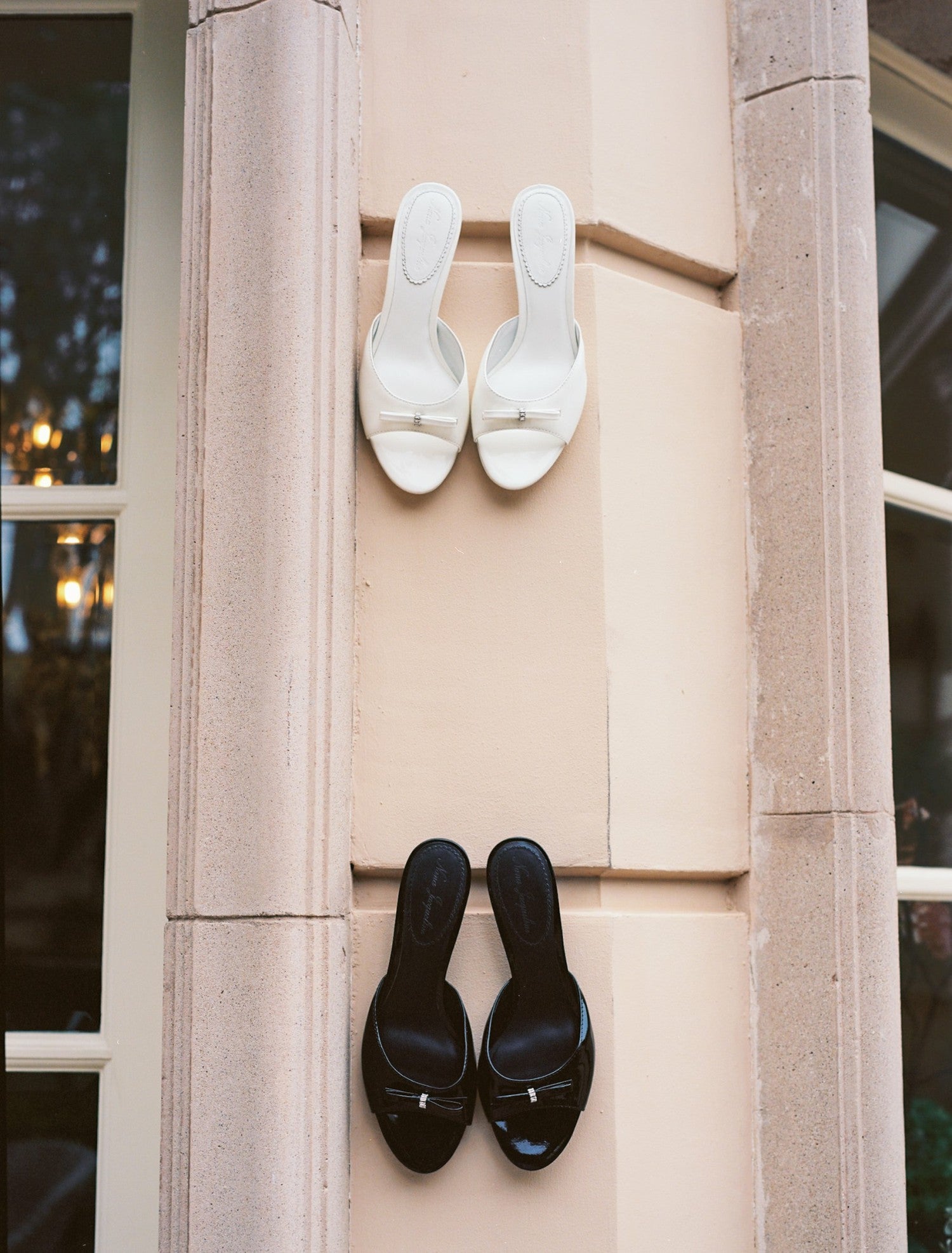 Nana Jacqueline Ella Heart Shoes: White Heels for Bridal Shower White
