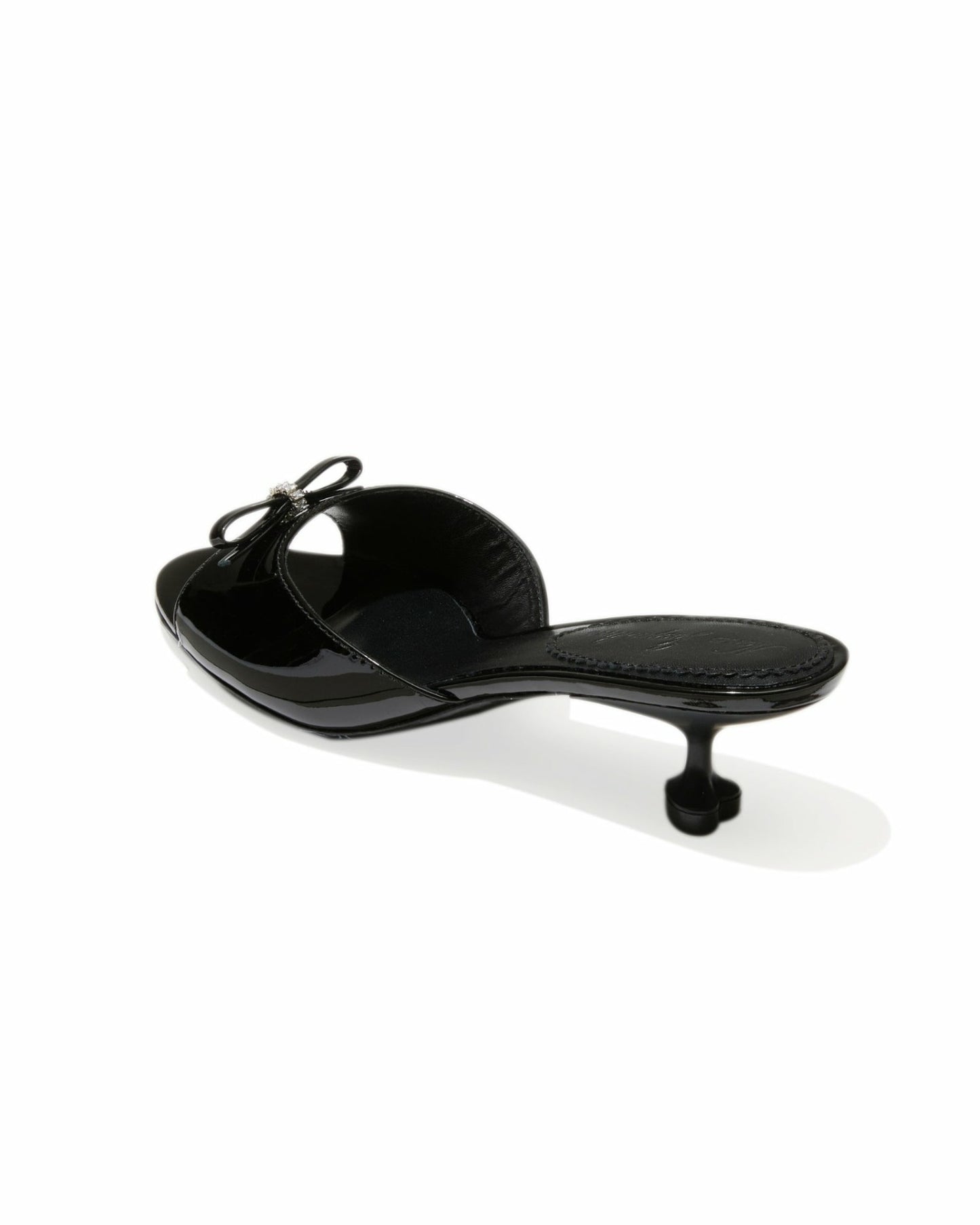 Nana Jacqueline Ella Heart Shoes: Black Heels for Date Night Black