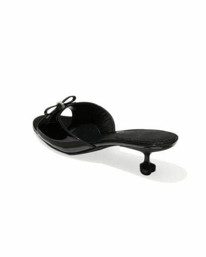 Nana Jacqueline Ella Heart Shoes: Black Heels for Date Night Black