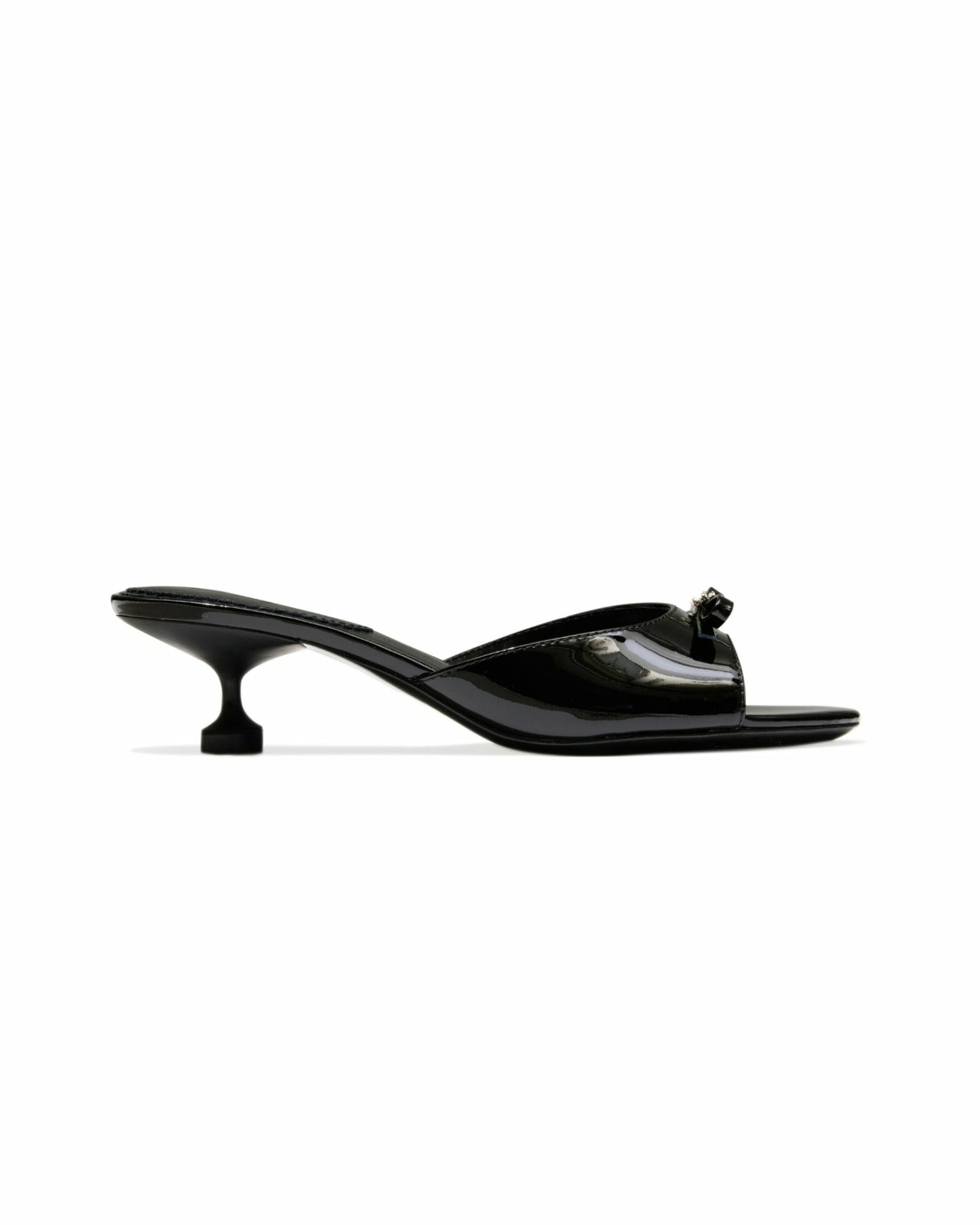 Nana Jacqueline Ella Heart Shoes: Black Heels for Date Night Black