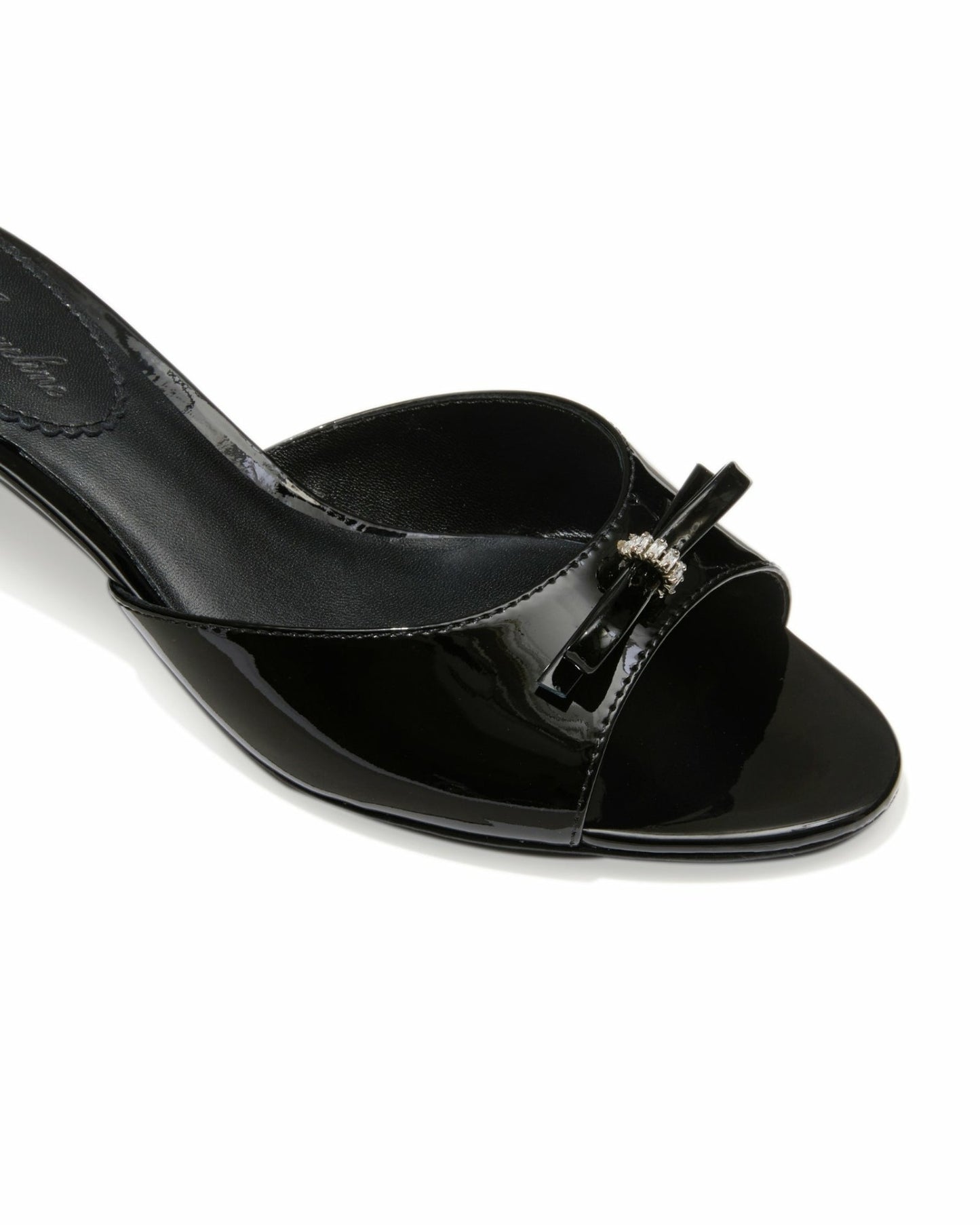 Nana Jacqueline Ella Heart Shoes: Black Heels for Date Night Black