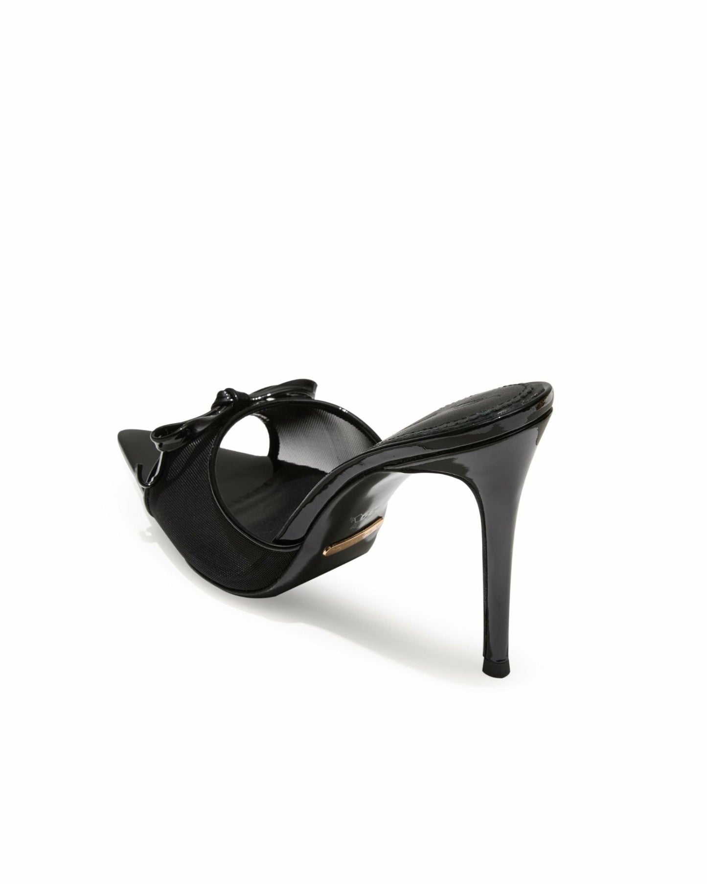 Nana Jacqueline Evie Bow Heels: Black Heels for Cocktail Party Black