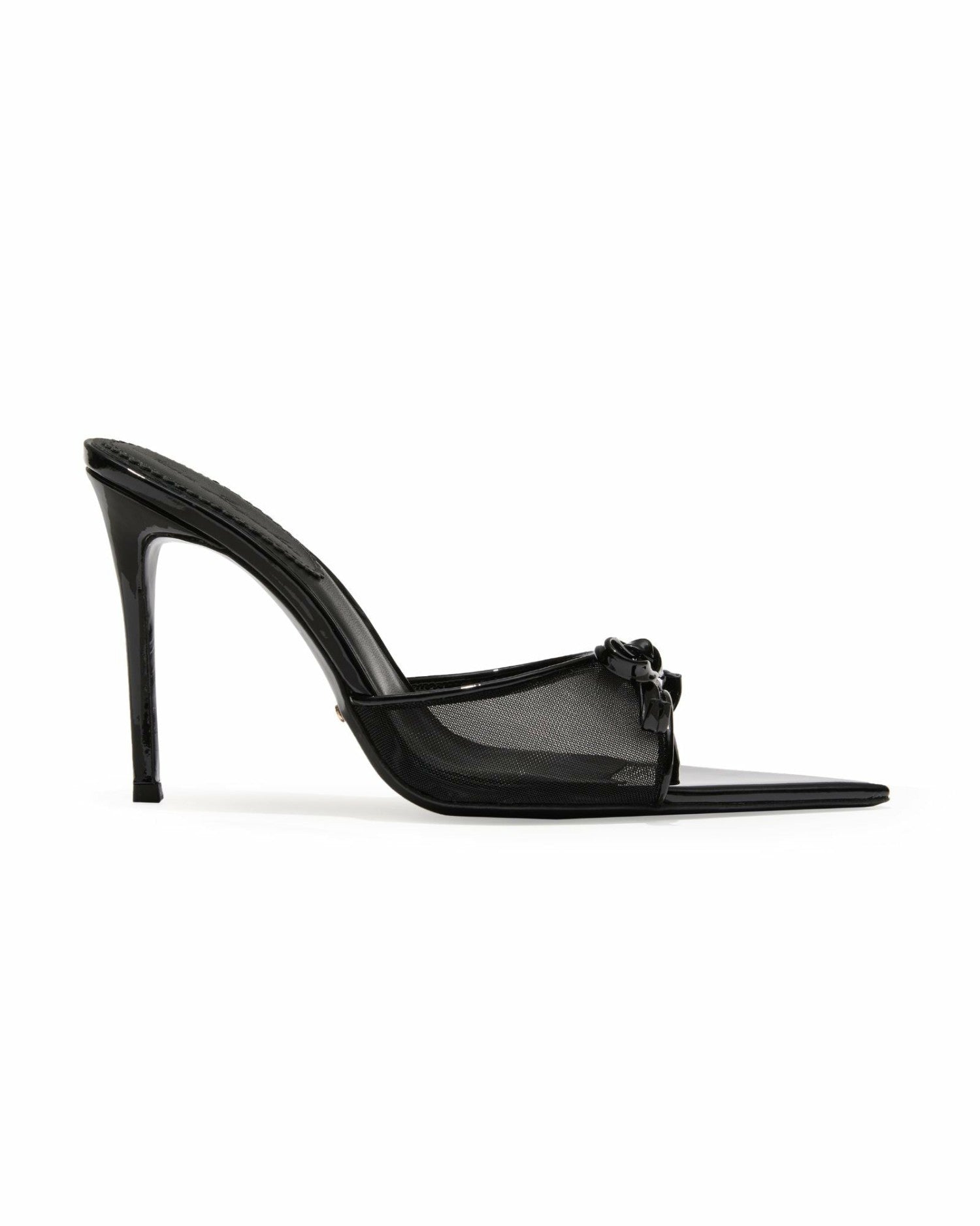 Nana Jacqueline Evie Bow Heels: Black Heels for Cocktail Party Black