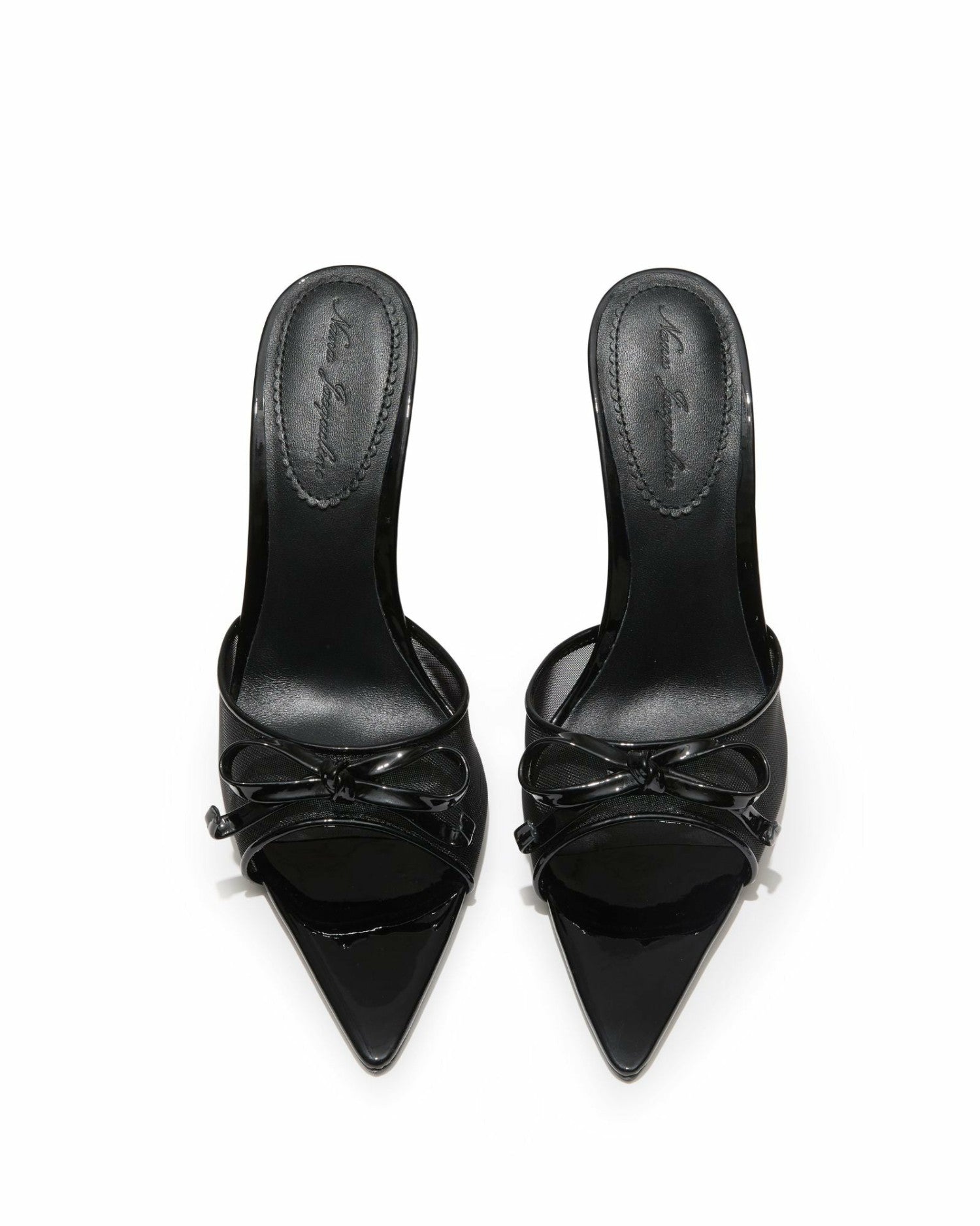 Nana Jacqueline Evie Bow Heels: Black Heels for Cocktail Party Black