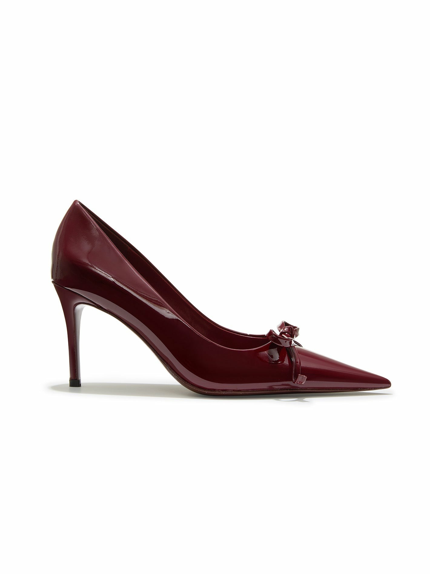 Nana Jacqueline Audrina Bow Heels: Red Heels for Cocktail Party Red