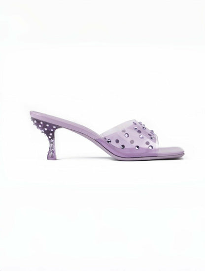 Nana Jacqueline Minna Jelly Sandals: Purple Sandals for Party Purple