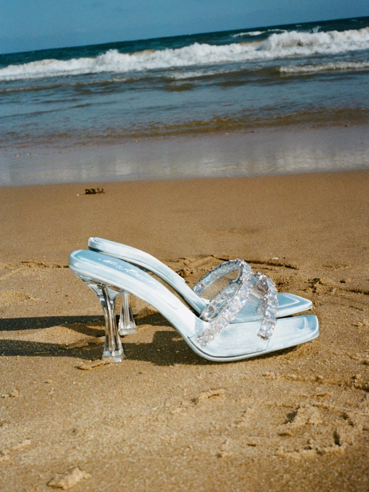 Nana Jacqueline Blue Bellah Sandals: Blue Sandals for Cocktail Party Blue