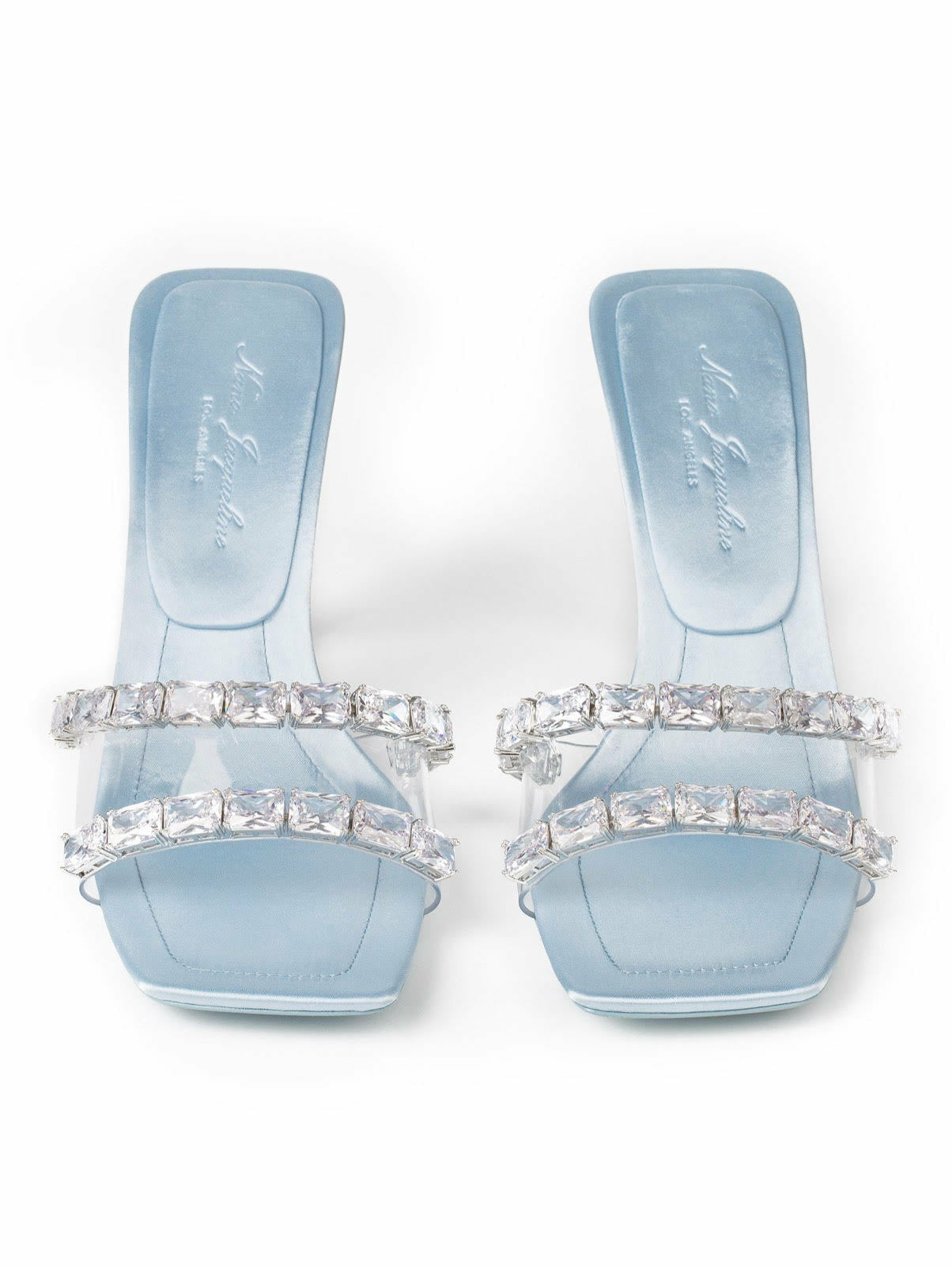 Nana Jacqueline Blue Bellah Sandals: Blue Sandals for Cocktail Party Blue