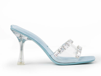 Nana Jacqueline Blue Bellah Sandals: Blue Sandals for Cocktail Party Blue