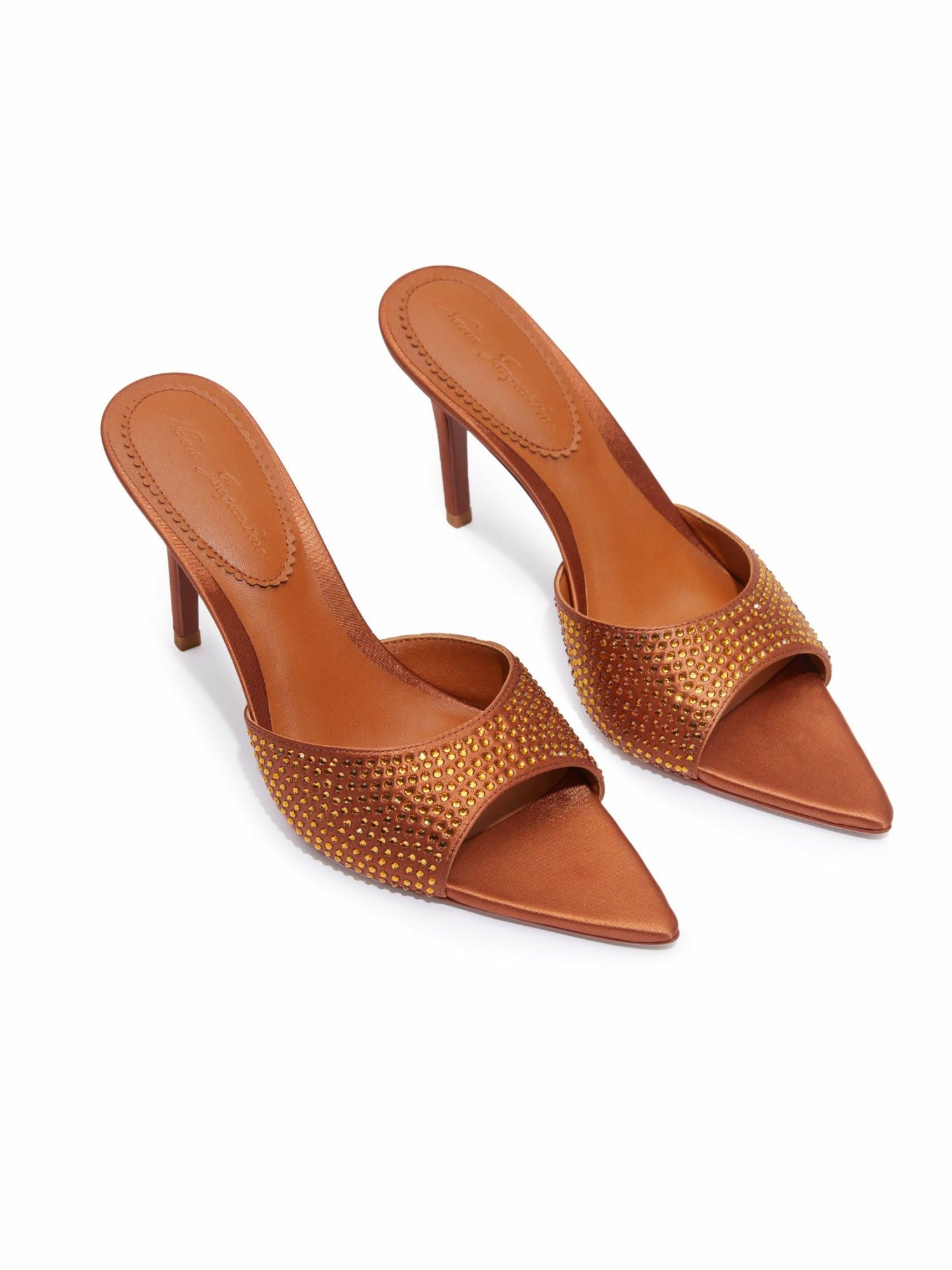 Nana Jacqueline Kate Diamond Heels: Brown Heels for Cocktail Party Brown