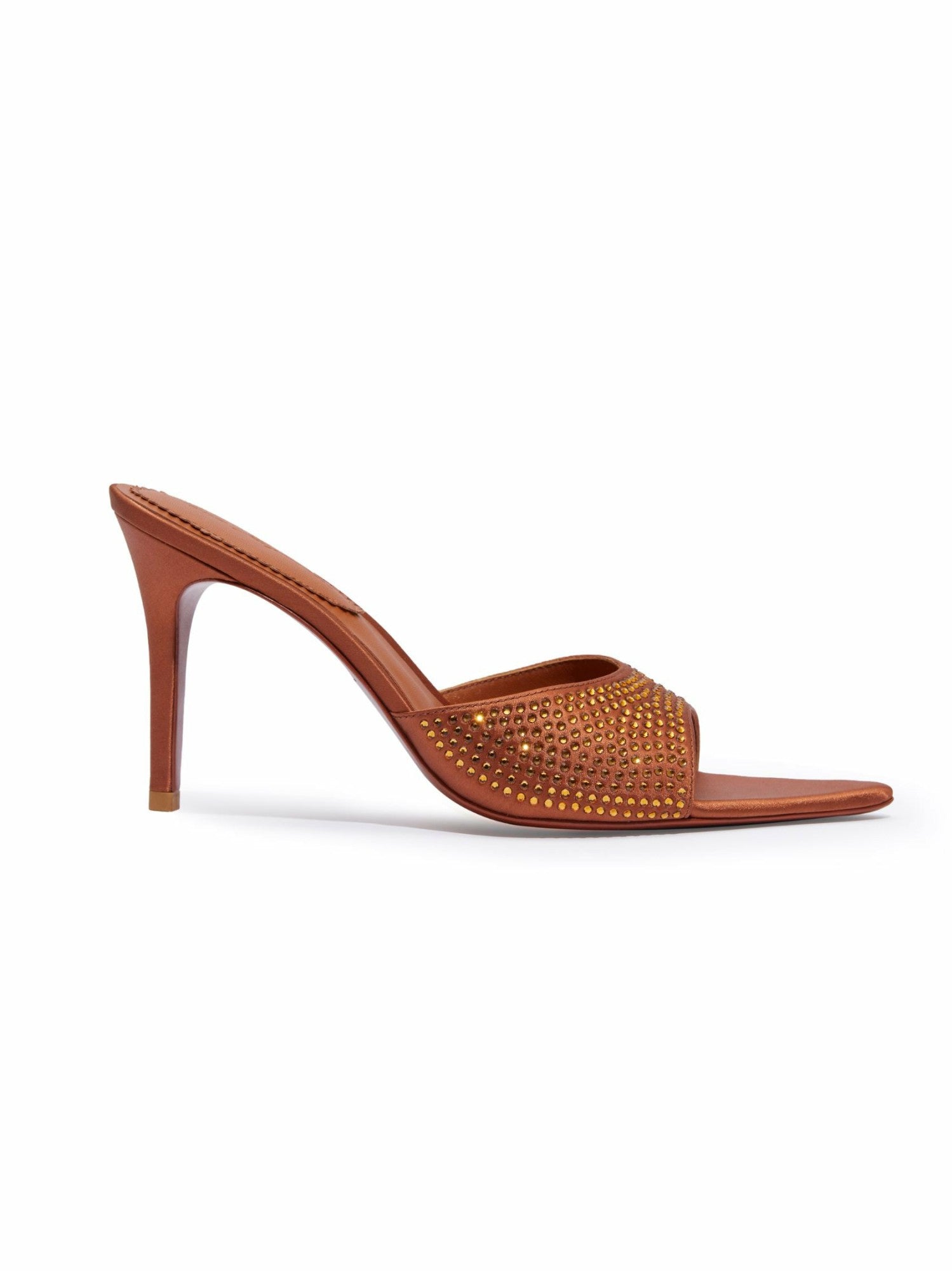 Nana Jacqueline Kate Diamond Heels: Brown Heels for Cocktail Party Brown