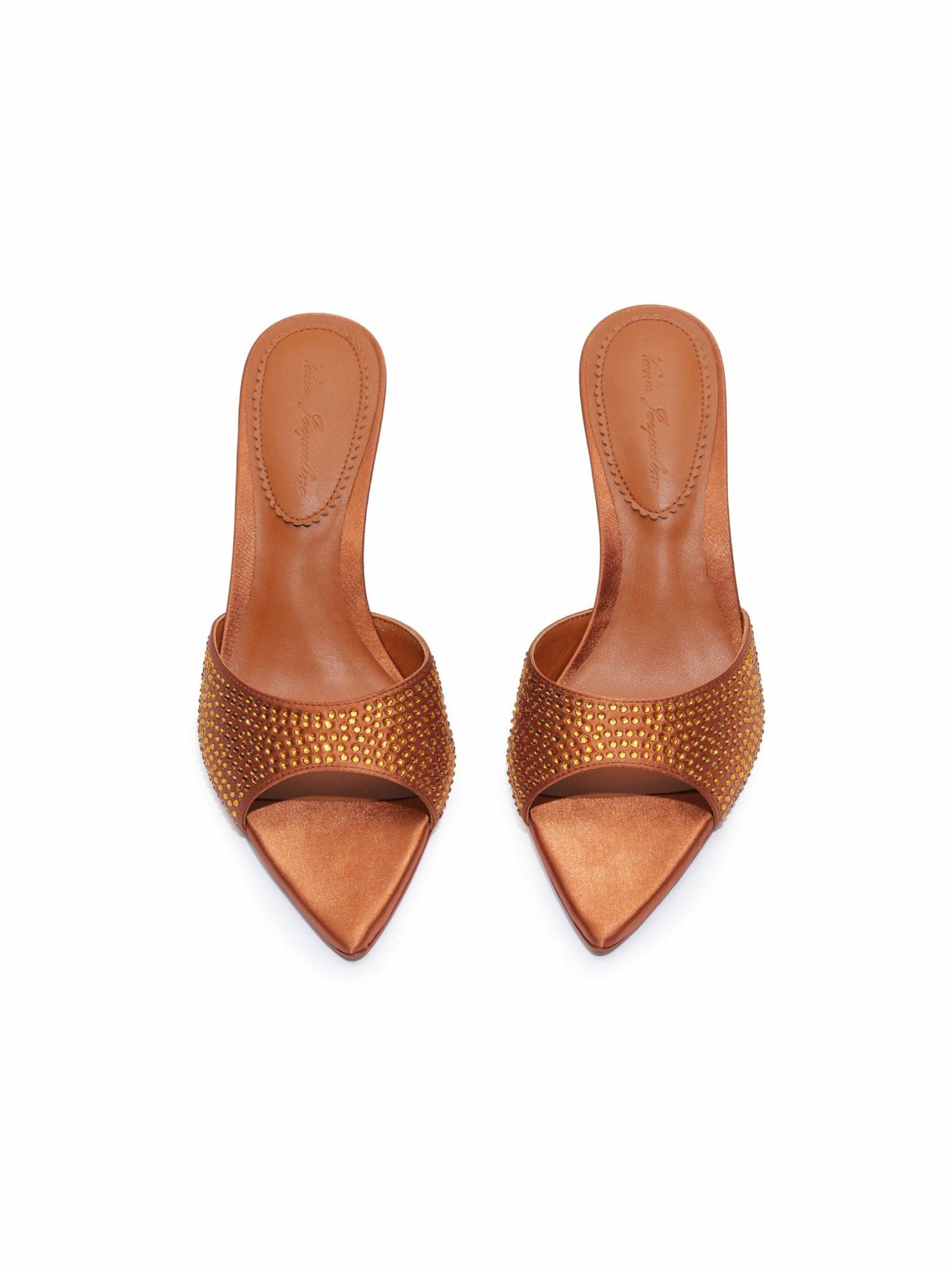 Nana Jacqueline Kate Diamond Heels: Brown Heels for Cocktail Party Brown
