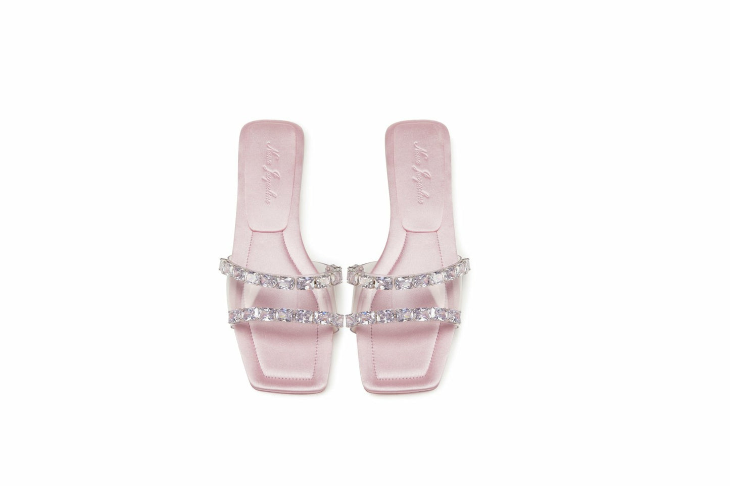 Nana Jacqueline Alexandra Diamond Sandals: Pink Sandals for Vacation Resort Pink