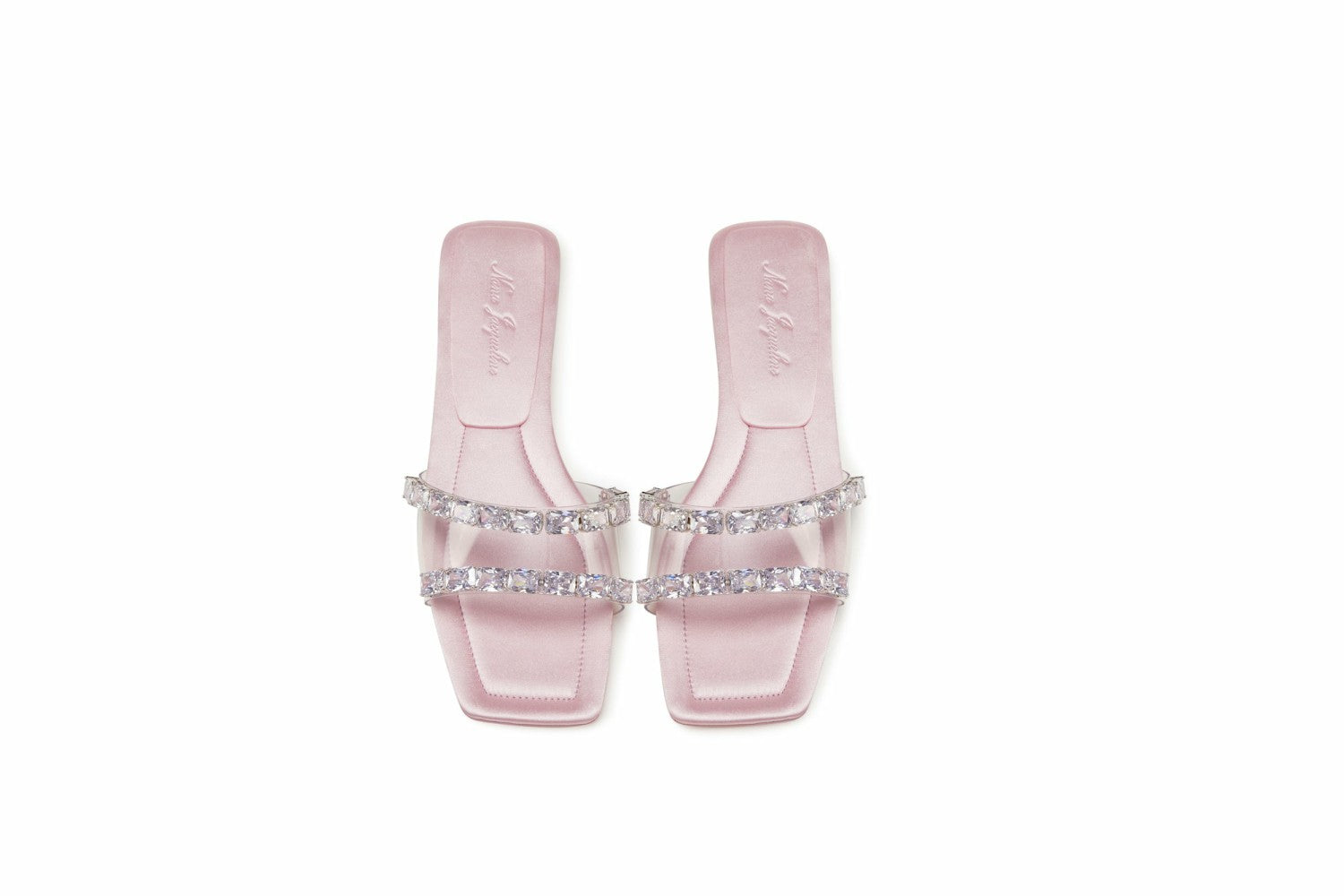 Nana Jacqueline Alexandra Diamond Sandals: Pink Sandals for Vacation Resort Pink
