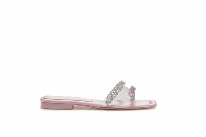 Nana Jacqueline Alexandra Diamond Sandals: Pink Sandals for Vacation Resort Pink