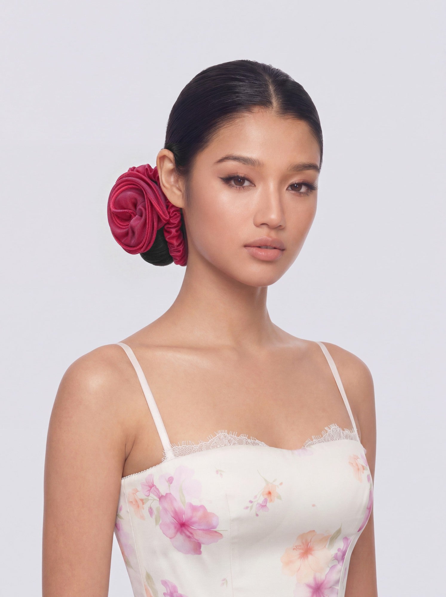 Nana Jacqueline Nolita Flower Fuchsia Hair Tie Fuchsia