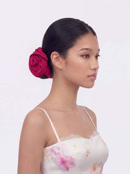 Nana Jacqueline Nolita Flower Fuchsia Hair Tie Fuchsia