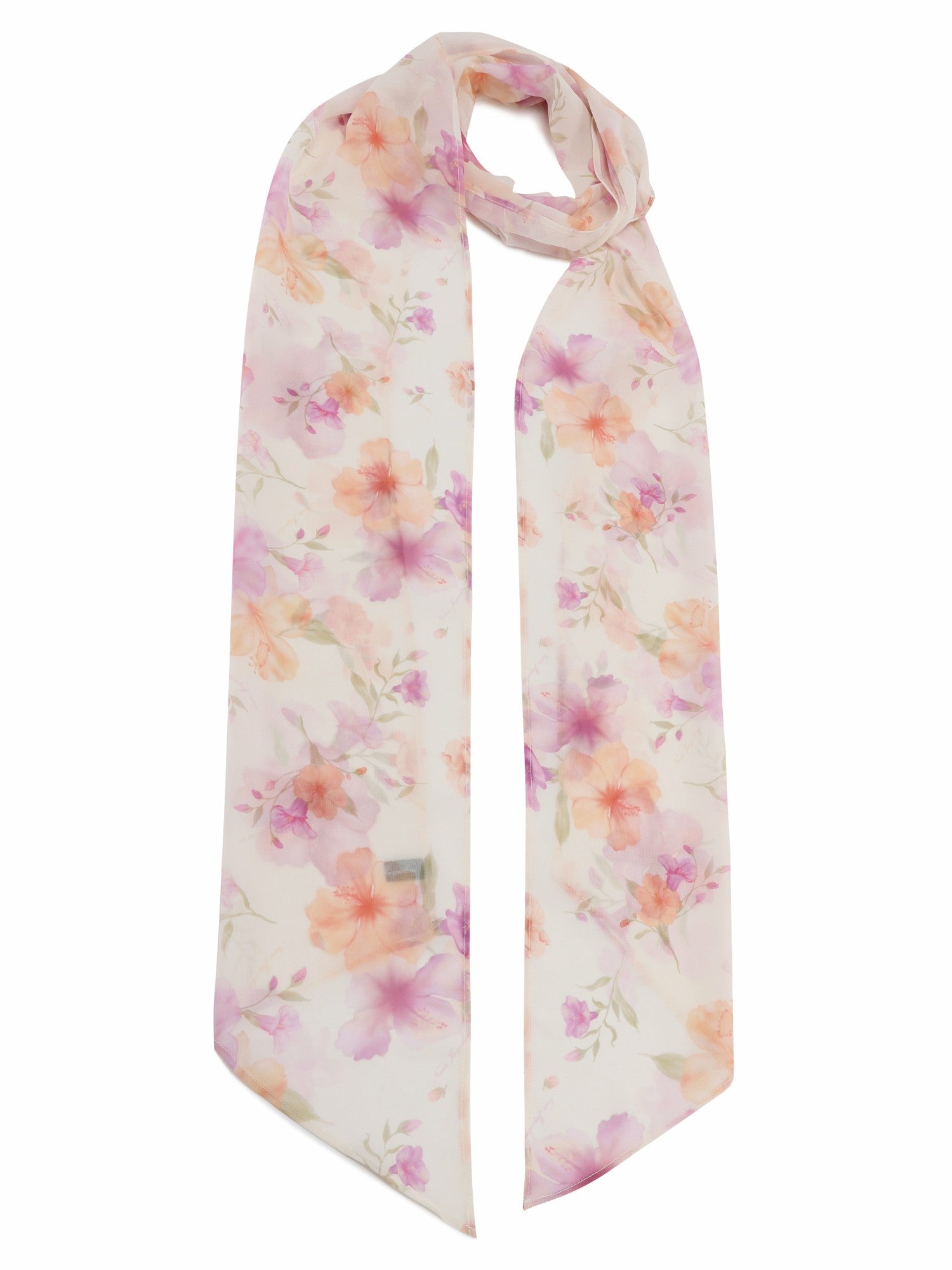 Nana Jacqueline Roselle Floral Print Cream Scarf Floral