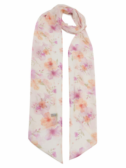 Nana Jacqueline Roselle Floral Print Cream Scarf Floral