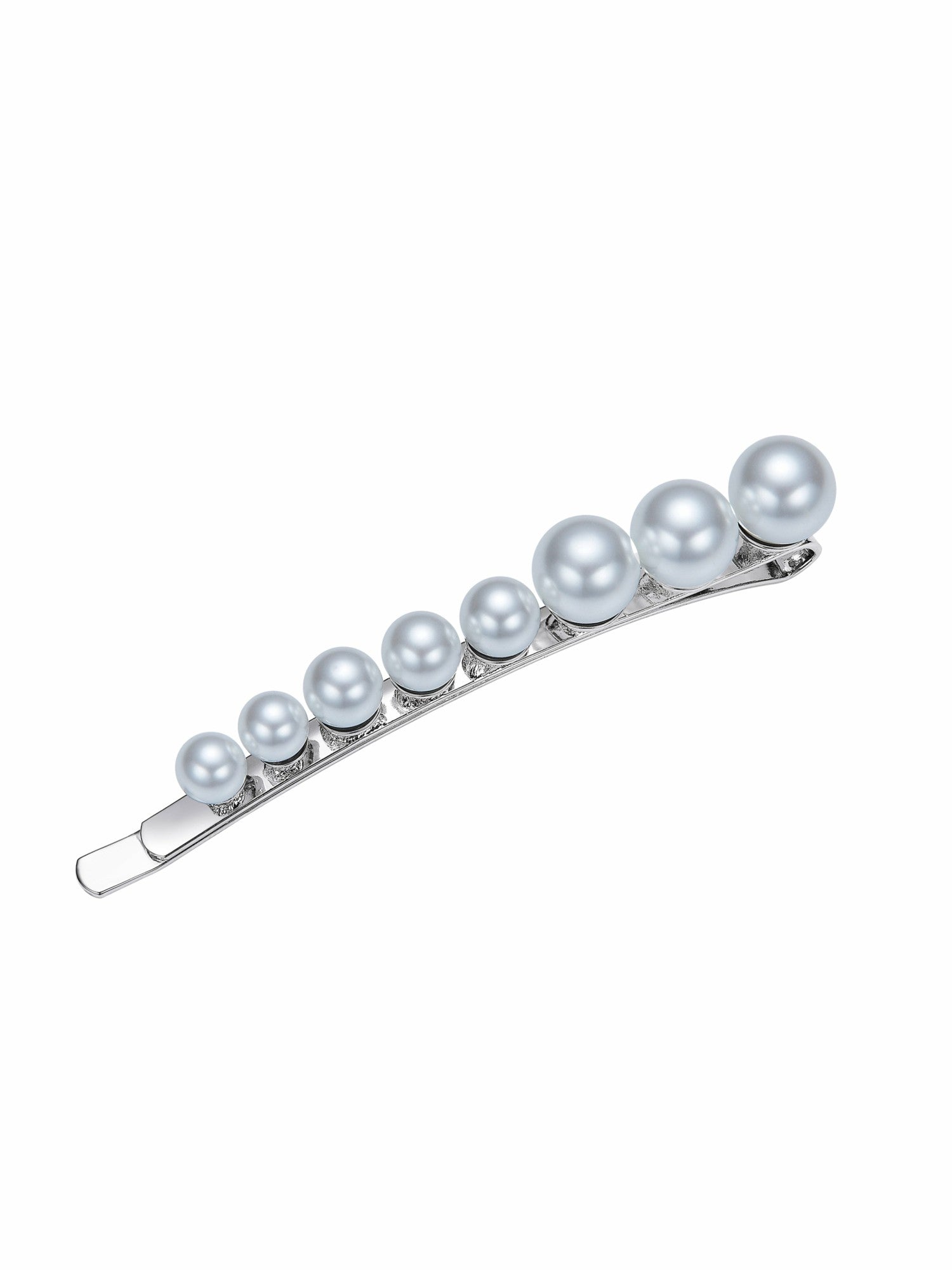 Nana Jacqueline Harlowe Floral Crystal White Hair Clip White