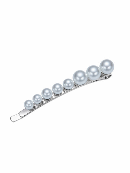 Nana Jacqueline Harlowe Floral Crystal White Hair Clip White